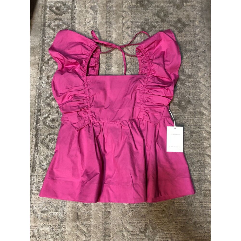 Free Assembly Woman's XS Pink Blouse